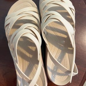Croc sandals never been worn
